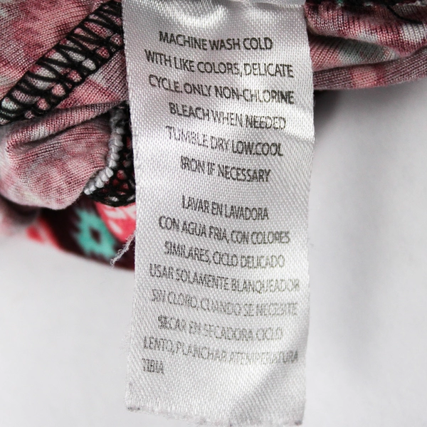 Mayfair Pink Floral Print Leggings Women's Size Large