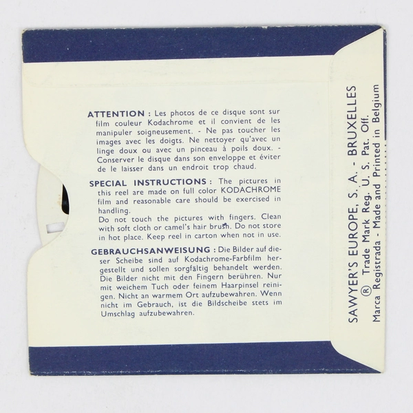 View Master Sawyer's Inc. New York World's Fair 1964-1965 International Vintage 