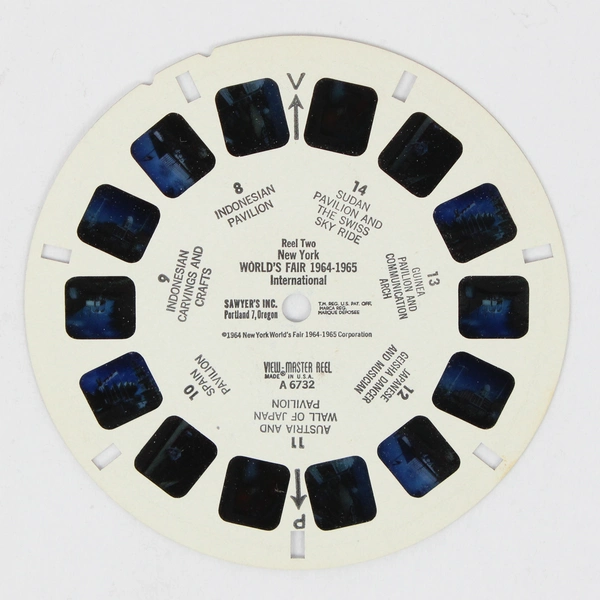 View Master Sawyer's Inc. New York World's Fair 1964-1965 International Vintage 