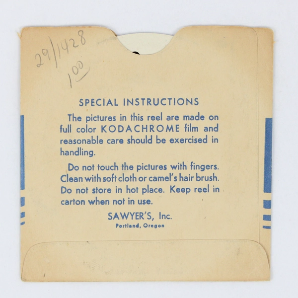 View-Master C-13 Cactaceae Sub Tribe Coryphanthanae Single Reel 1945 Cacti