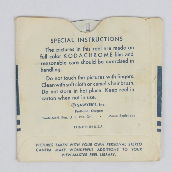 View-Master Euphorbiaceae Reel C-18 Vintage 1945