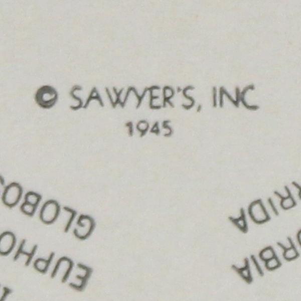 View-Master Euphorbiaceae Reel C-18 Vintage 1945