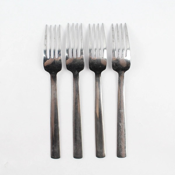 Set of 4 Dansk DAS1 Satin Stainless Steel Salad Forks