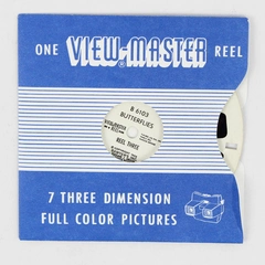 Vintage Sawyer's View Master B 6103 Butterflies Reel 1955
