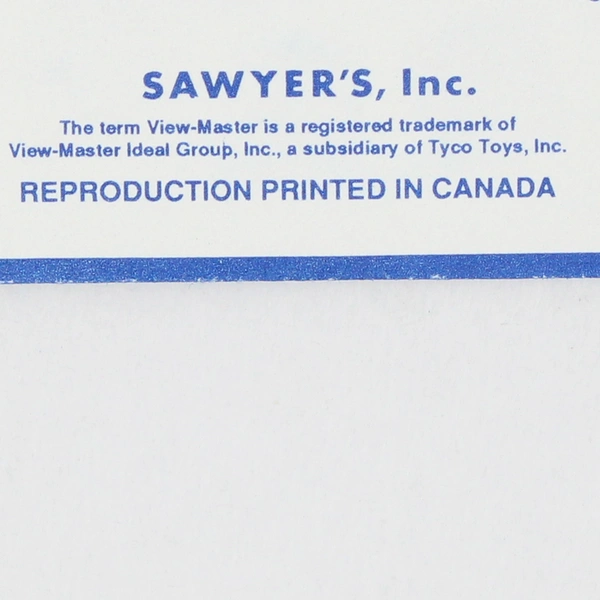 Vintage Sawyer's View Master B 6103 Butterflies Reel 1955