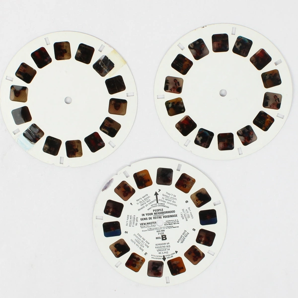 Set Of 3 View-Master Reels Sesame Street People in Your Neighborhood 1982