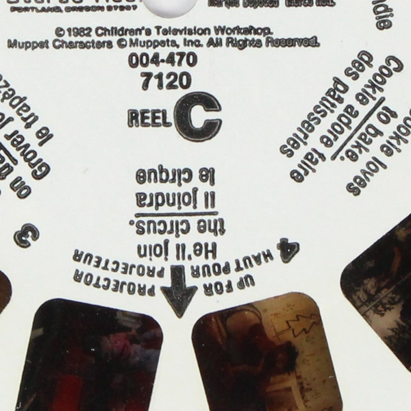 Set Of 3 View-Master Reels Sesame Street People in Your Neighborhood 1982