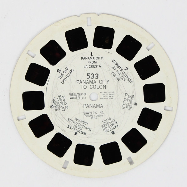 View Master 533 Panama City To Colon Single Reel Vintage 1948
