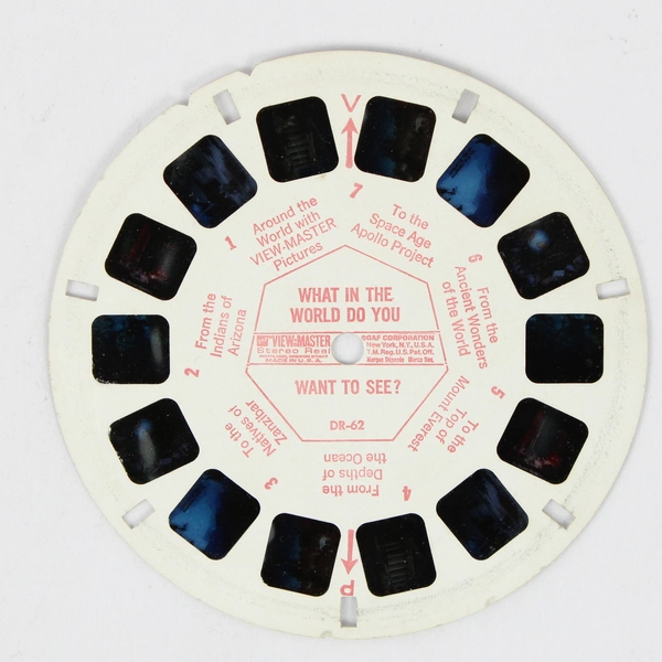 View-Master What in the World Do You Want to See? 1 Preview Demo Reel DR-62