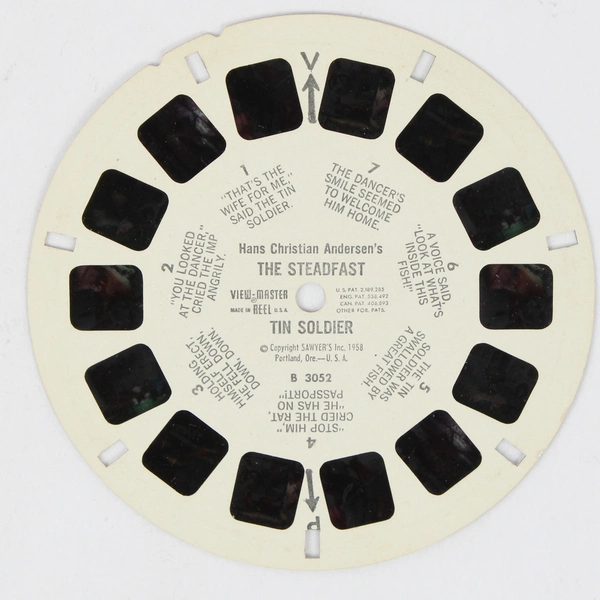 View-Master The Steadfast Tin Soldier 1958 Vintage Reel B-3052