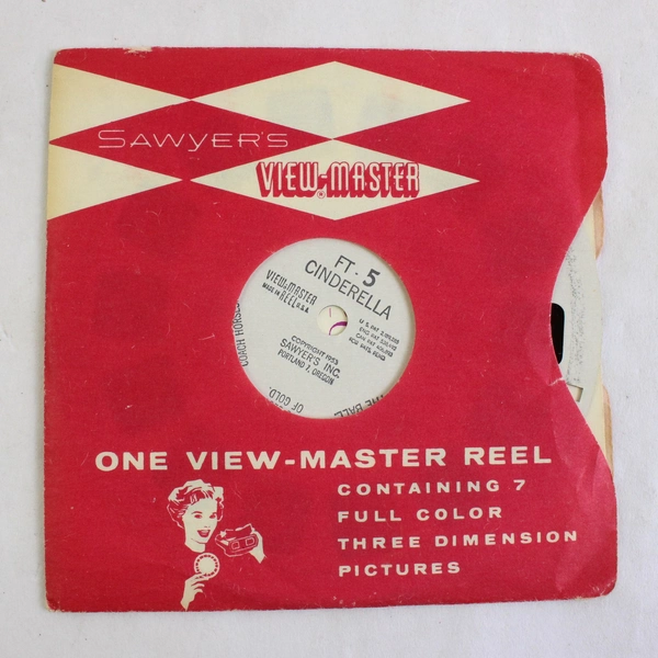 Sawyer's View-Master Reel FT. 5 Cinderella And The Glass Slipper w/ Booklet