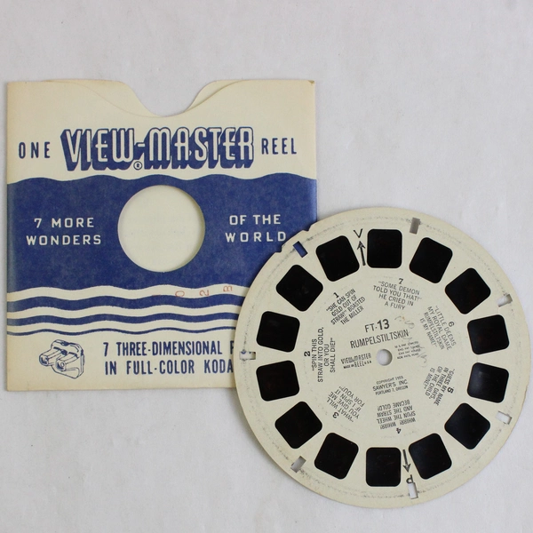 Vintage View-Master Rumpelstiltskin Ft 13 Reel Sawyer's Inc 1955