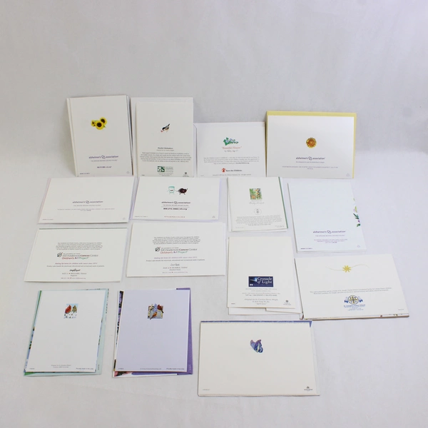 Lot of 15 Thank You Greeting Cards With Envelopes