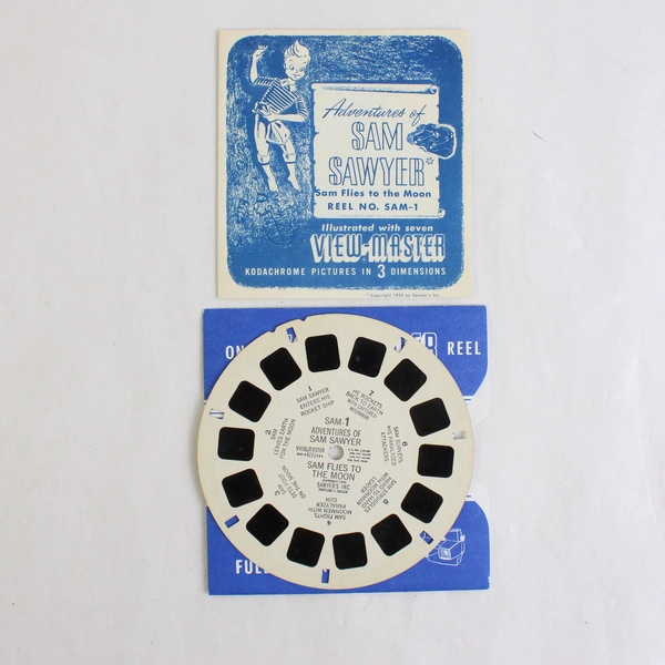 Sawyer's View Master Reel Adventures of Sam Sawyer Sam Flies to the Moon Sam-1