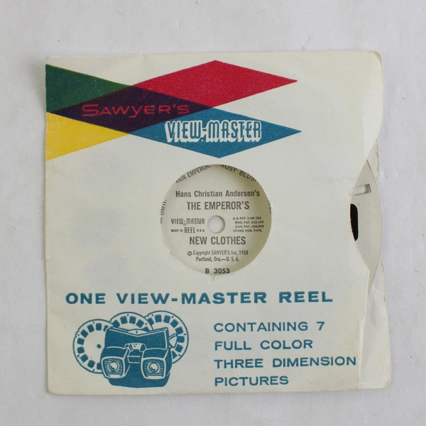 View-Master Sawyer's Inc. Vintage Single Reel Emperor's New Clothes