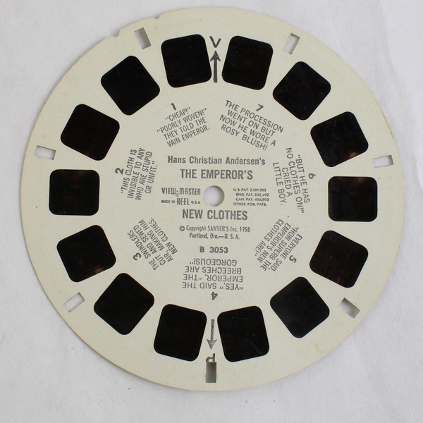 View-Master Sawyer's Inc. Vintage Single Reel Emperor's New Clothes