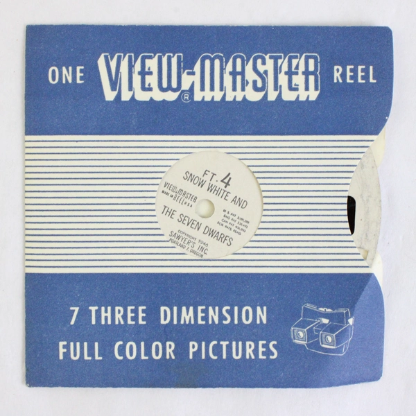 View-Master Snow White and The Seven Dwarfs Vintage 1946 Reel FT-4