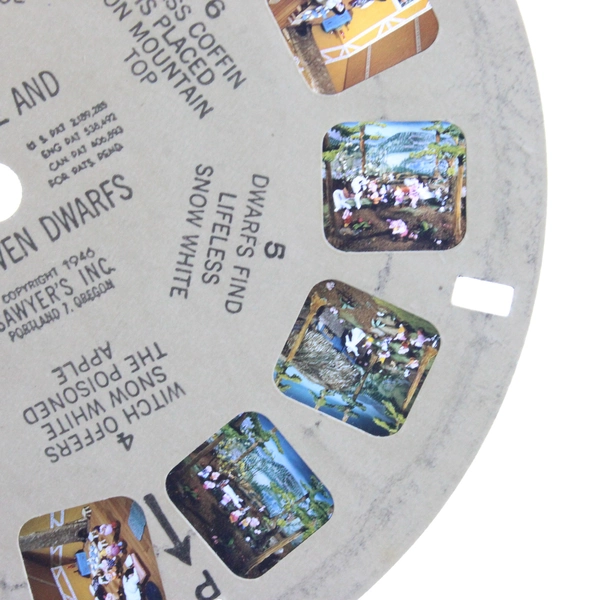 View-Master Snow White and The Seven Dwarfs Vintage 1946 Reel FT-4