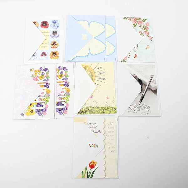 Lot of 20 Floral and Misc. Birthday Cards With Envelopes
