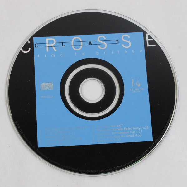 Clay Crosse Time To Believe Music CD 1995 Reunion Records