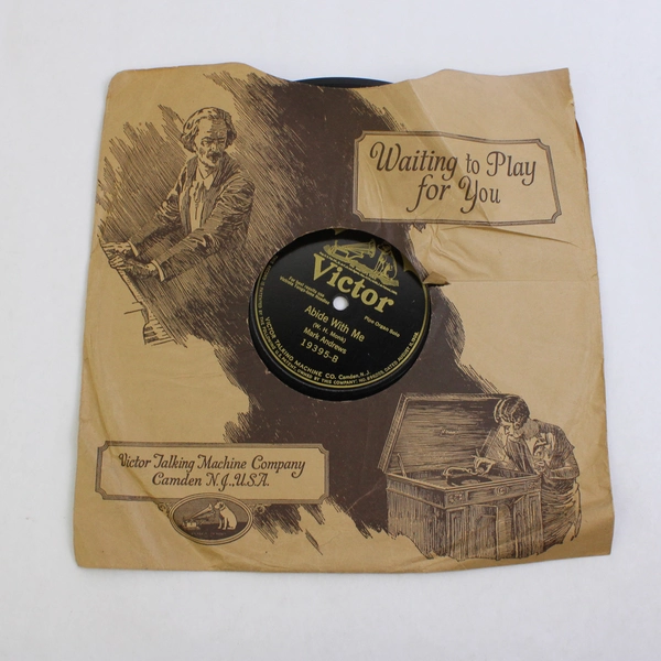 Mark Andrews Abide With Me Nearer My God To Thee 78 RPM Record No. 19395