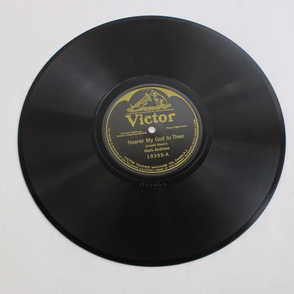 Mark Andrews Abide With Me Nearer My God To Thee 78 RPM Record No. 19395