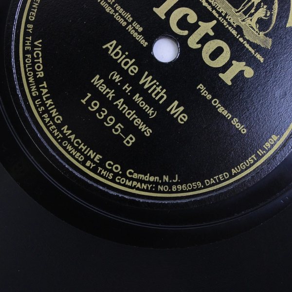 Mark Andrews Abide With Me Nearer My God To Thee 78 RPM Record No. 19395
