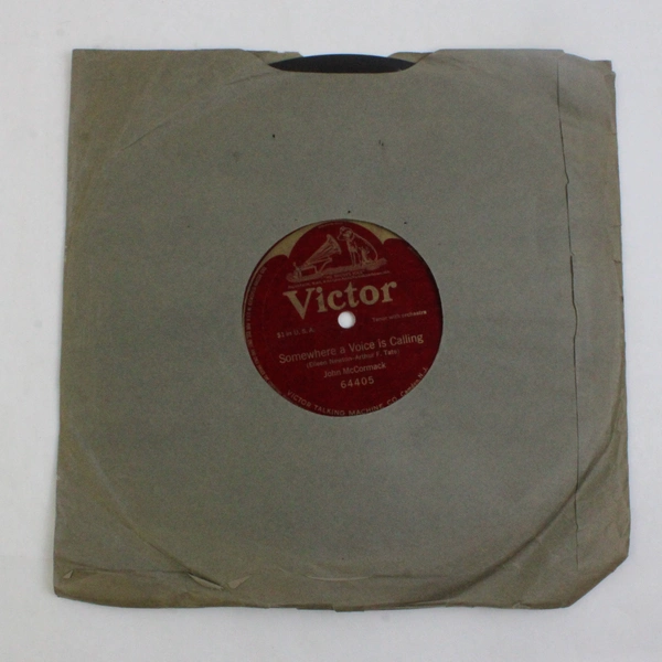 John McCormack Somewhere a Voice is Calling 78 RPM Record No. 64405 Victor
