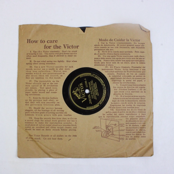 James Melton The Old Refrain/The Hills of Home 78 RPM Record No. 22336 Victor