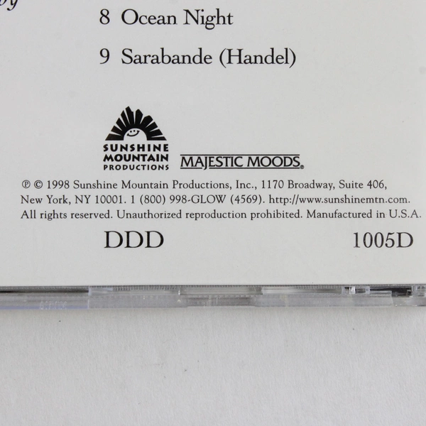 Margaret Sanzo Harp by the Sea Majestic Moods 1998 Music CD 