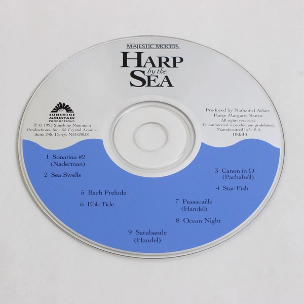 Margaret Sanzo Harp by the Sea Majestic Moods 1998 Music CD 