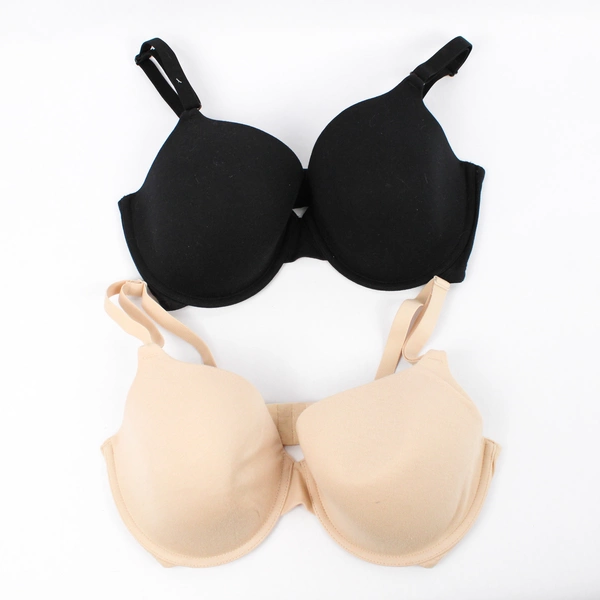 Lot of 2 Fruit Of The Loom Lined Underwired T-Shirt Bras Women's Size 38D