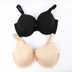 Lot of 2 Fruit Of The Loom Lined Underwired T-Shirt Bras Women's Size 38D