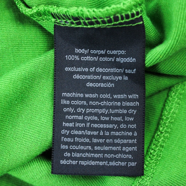 Tommy Hilfiger Solid Green Short-Sleeved V-Neck T-Shirt Women's Large