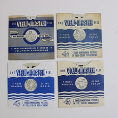 Lot of 4 View-Master Canada Reels 1950 Vintage 313, 317, 318, 375