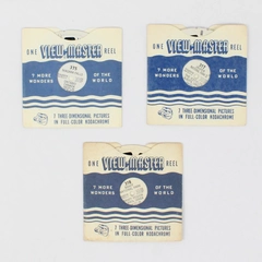 Lot of 3 View-Master Canada Reels 1948 Vintage 317, 318, 375