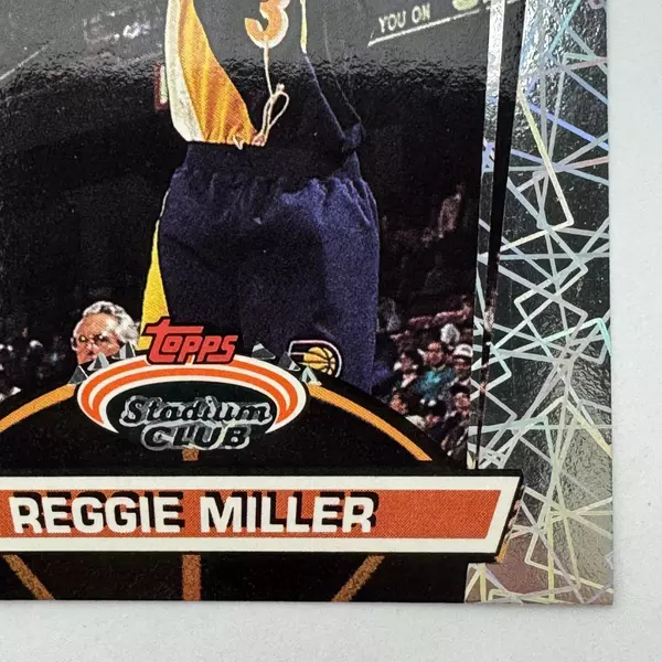 1992-1993 Topps Stadium Club NBA Members Only Reggie Miller Beam Team 7 of 21