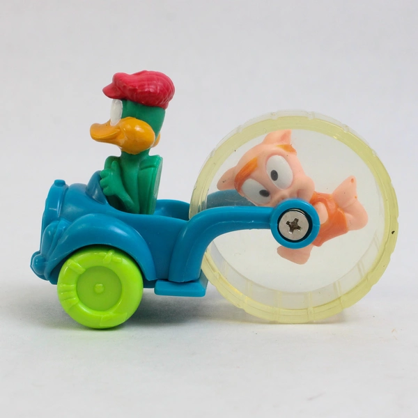Vintage 1992 McDonald's Looney Toons Wacky Rollers Plucky Duck & Hampton