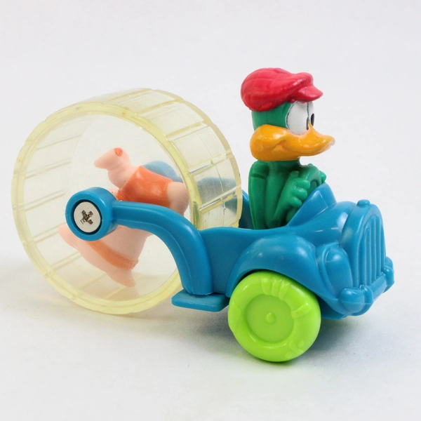 Vintage 1992 McDonald's Looney Toons Wacky Rollers Plucky Duck & Hampton