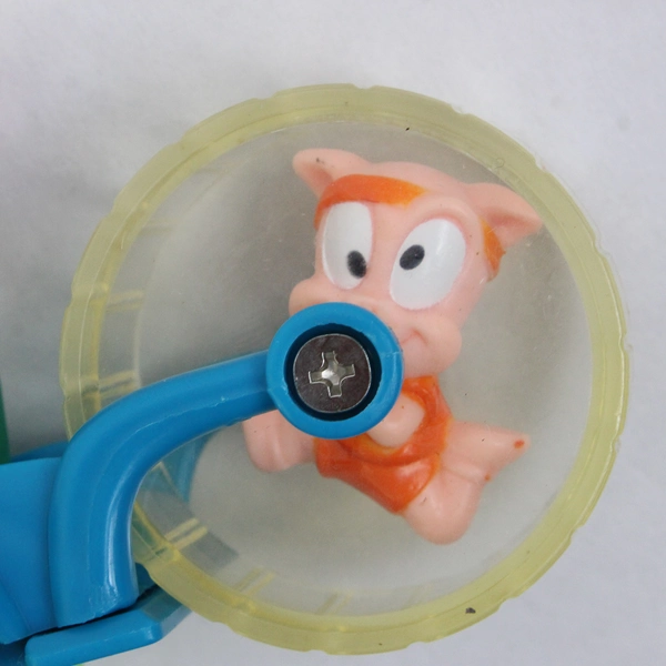 Vintage 1992 McDonald's Looney Toons Wacky Rollers Plucky Duck & Hampton