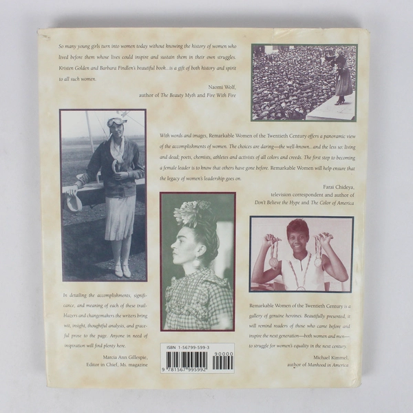 Remarkable Women of the Twentieth Century Kristen Golden & Barbara Findlen HC DJ