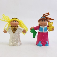 Lot of 2 Vintage 1992 McDonald's OAA Cabbage Patch Kids Toys 3"