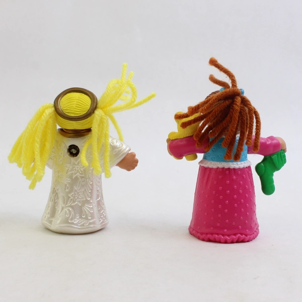 Lot of 2 Vintage 1992 McDonald's OAA Cabbage Patch Kids Toys 3"