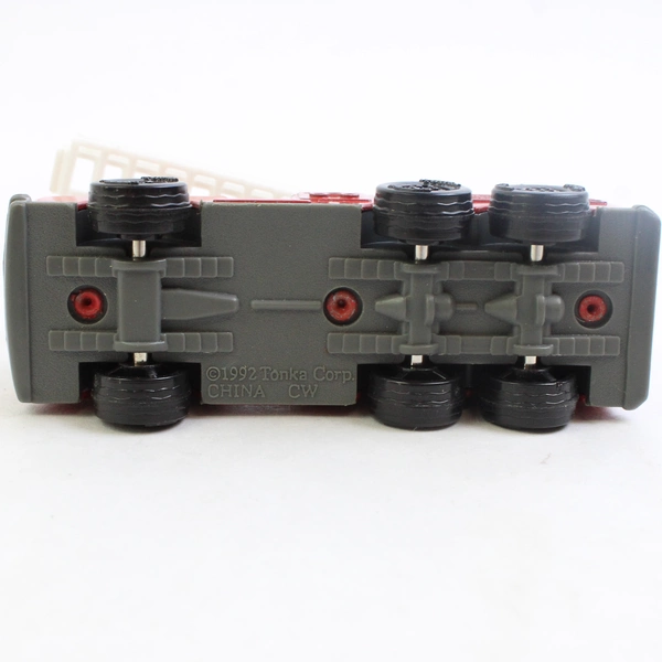 Vintage 1992 Tonka Red Fire Engine Truck Toy 4"