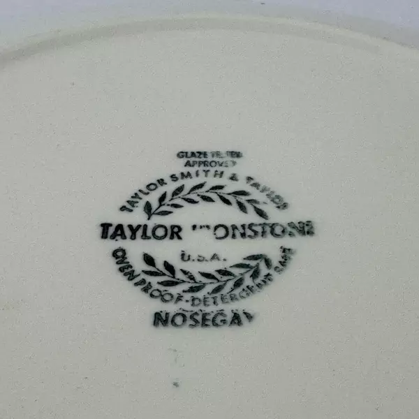 Vintage Taylor Ironstone Nosegay Dinner Plate 10.25 Inch