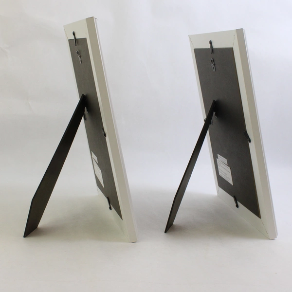 Set of 2 Mainstays White MDF Desk Top Photo Frames 8" x 10"