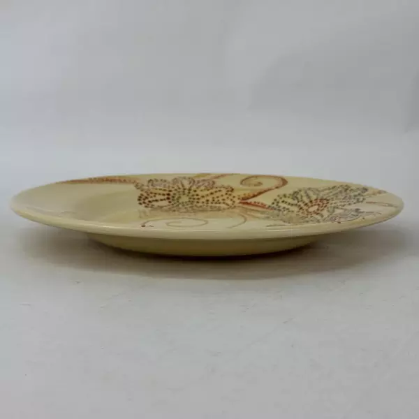 Pier 1 Floral Dot Stoneware Dinner Plate 11 Inch