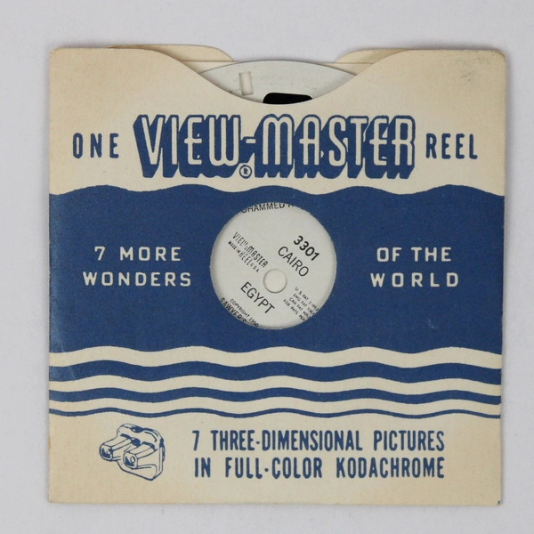 View-Master Sawyer's Vintage Single Reel 3301 Cairo Egypt with Insert