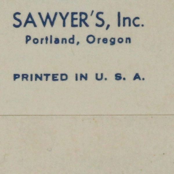 View-Master Sawyer's Vintage Single Reel 3301 Cairo Egypt with Insert