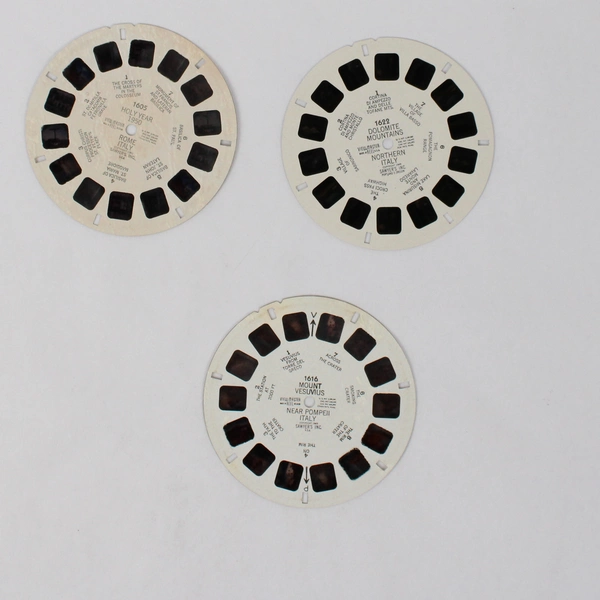 Lot of 3 View-Master Italy Reels 1951 Vintage 1605, 1616, 1622